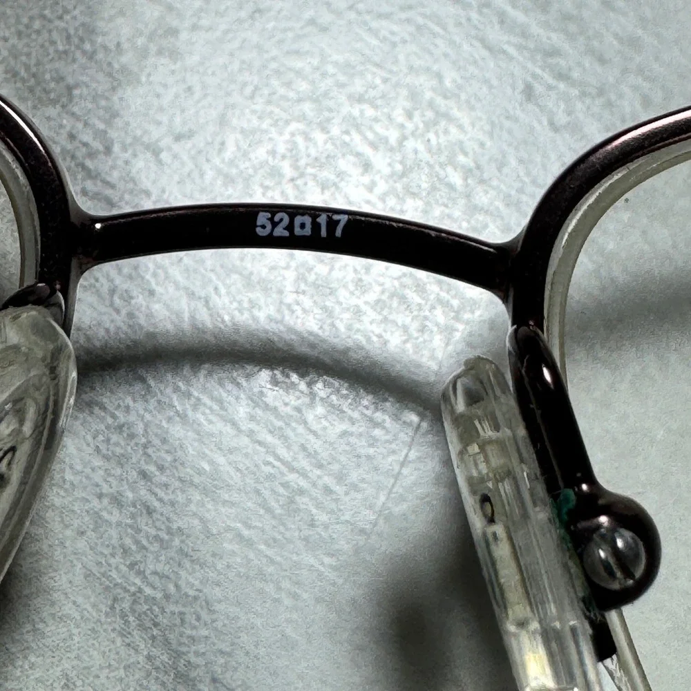 Guess GU 2378 BRN Brown Semi Rimless Rectangular Eyeglass Frames 52-17-135
